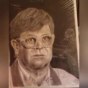 Inmate skatch of Sir Elton John